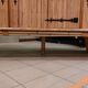 Vintage 3-door bamboo and rattan sideboard 50