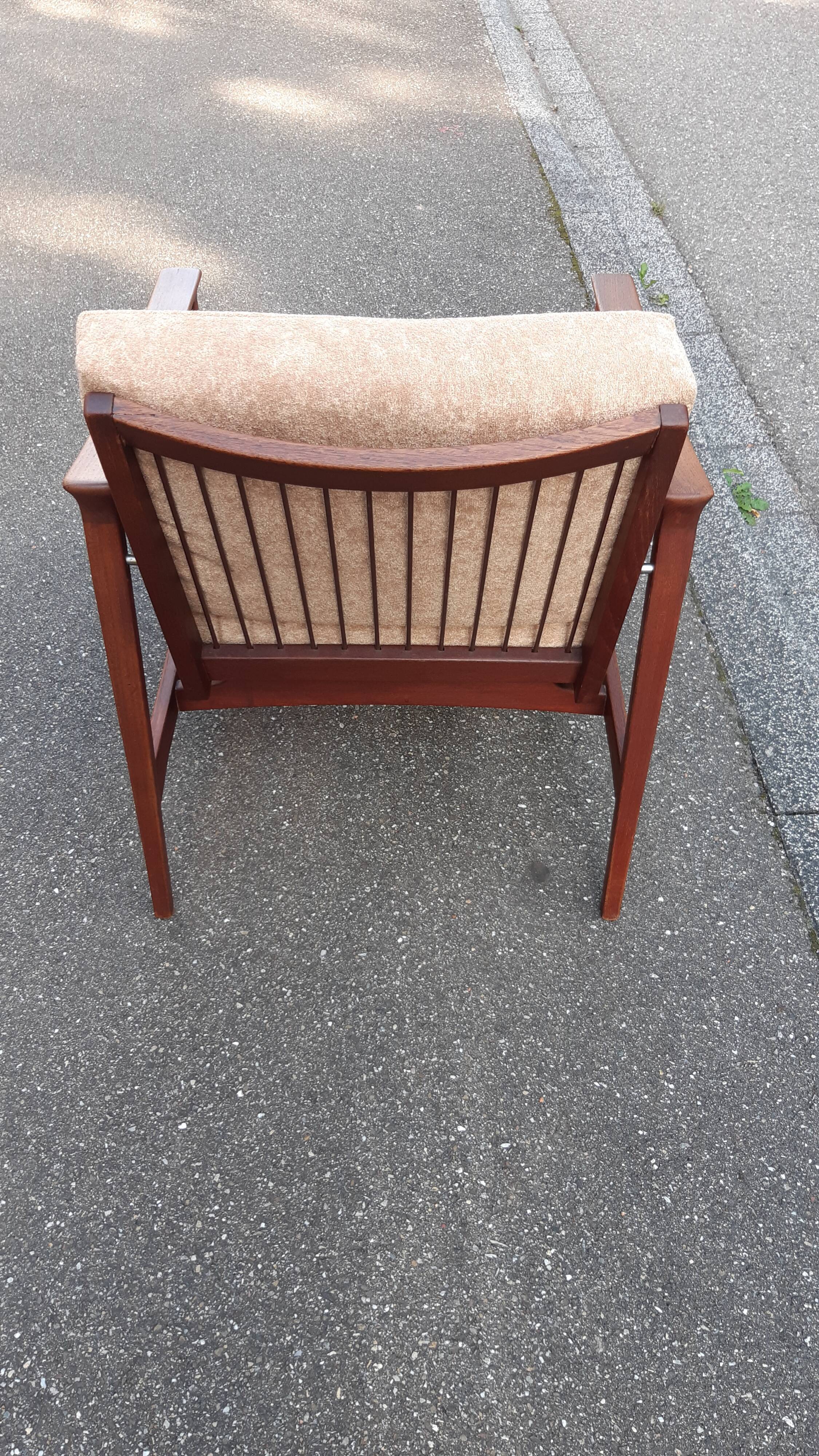 Scandinavian teak armchair 1960
