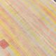 5x7 Pink & Yellow Striped Vintage Kilim Rug, 147x229Cm