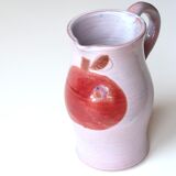 Ceramic pitcher by Jean and Robert Cloutier, 70s