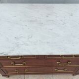 Louis XVI style mahogany chest of drawers