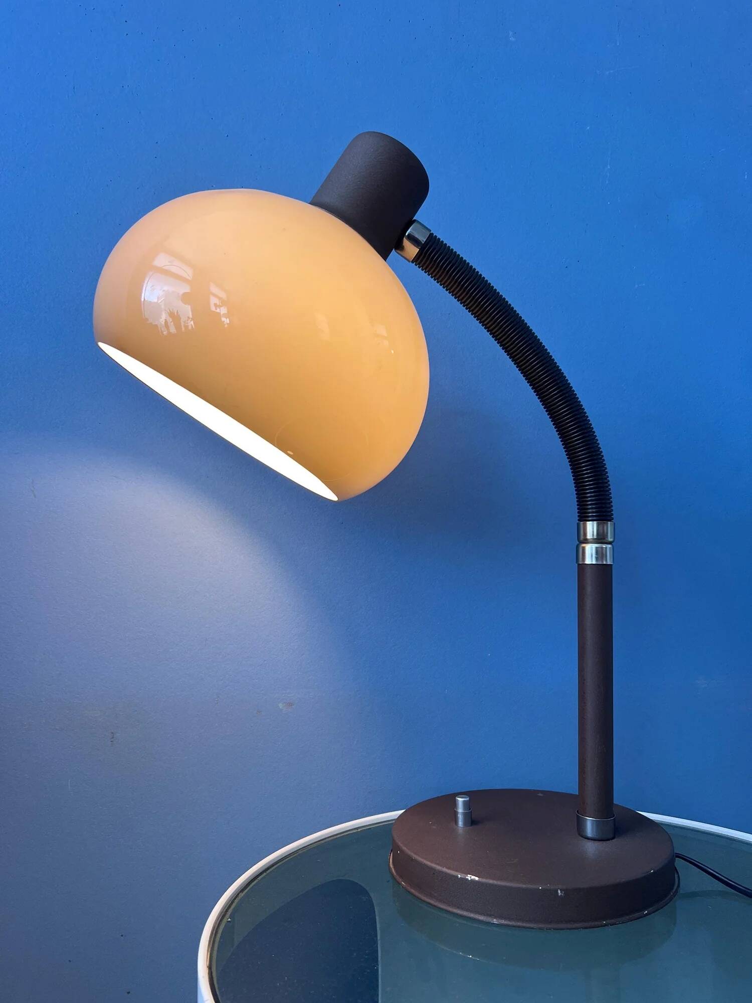 Vintage Herda mushroom table lamp | Mid-century modern bedside lamp | Dutch design