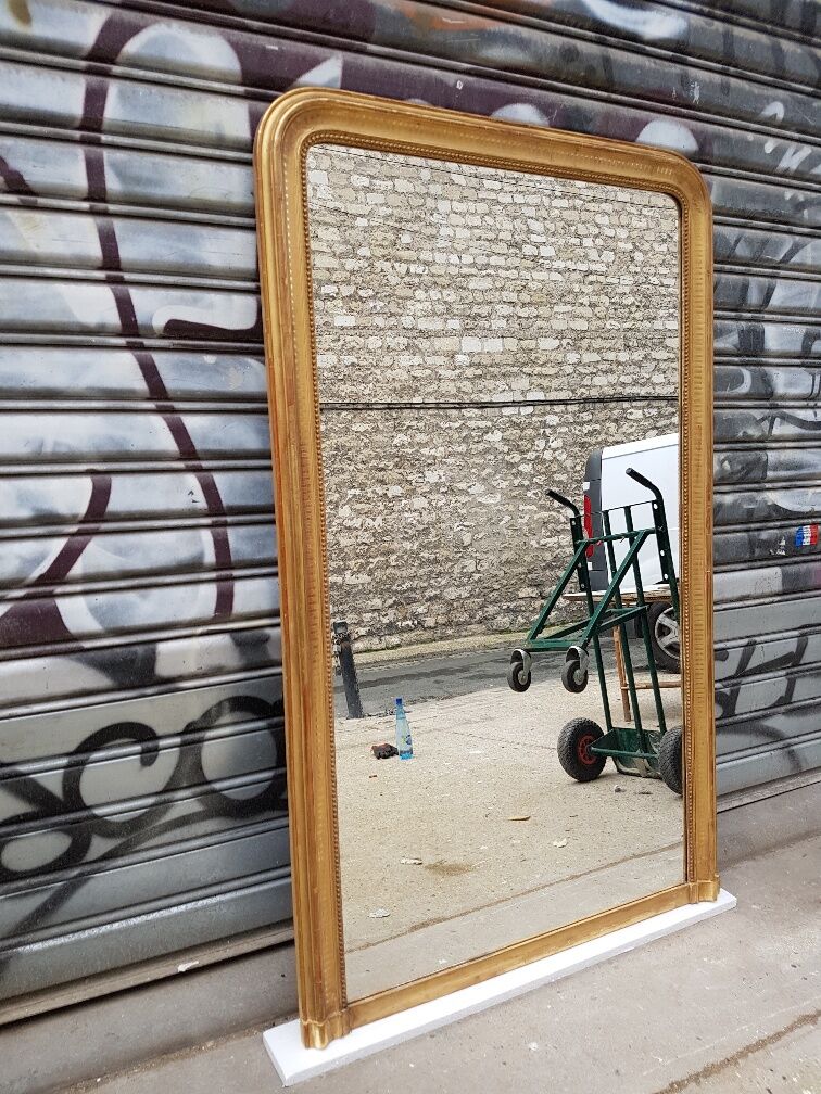 Large Louis-Philippe mirror 180 cm c 111 cm