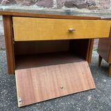 Pair of vintage Mid Century bedside tables vintage 1960s