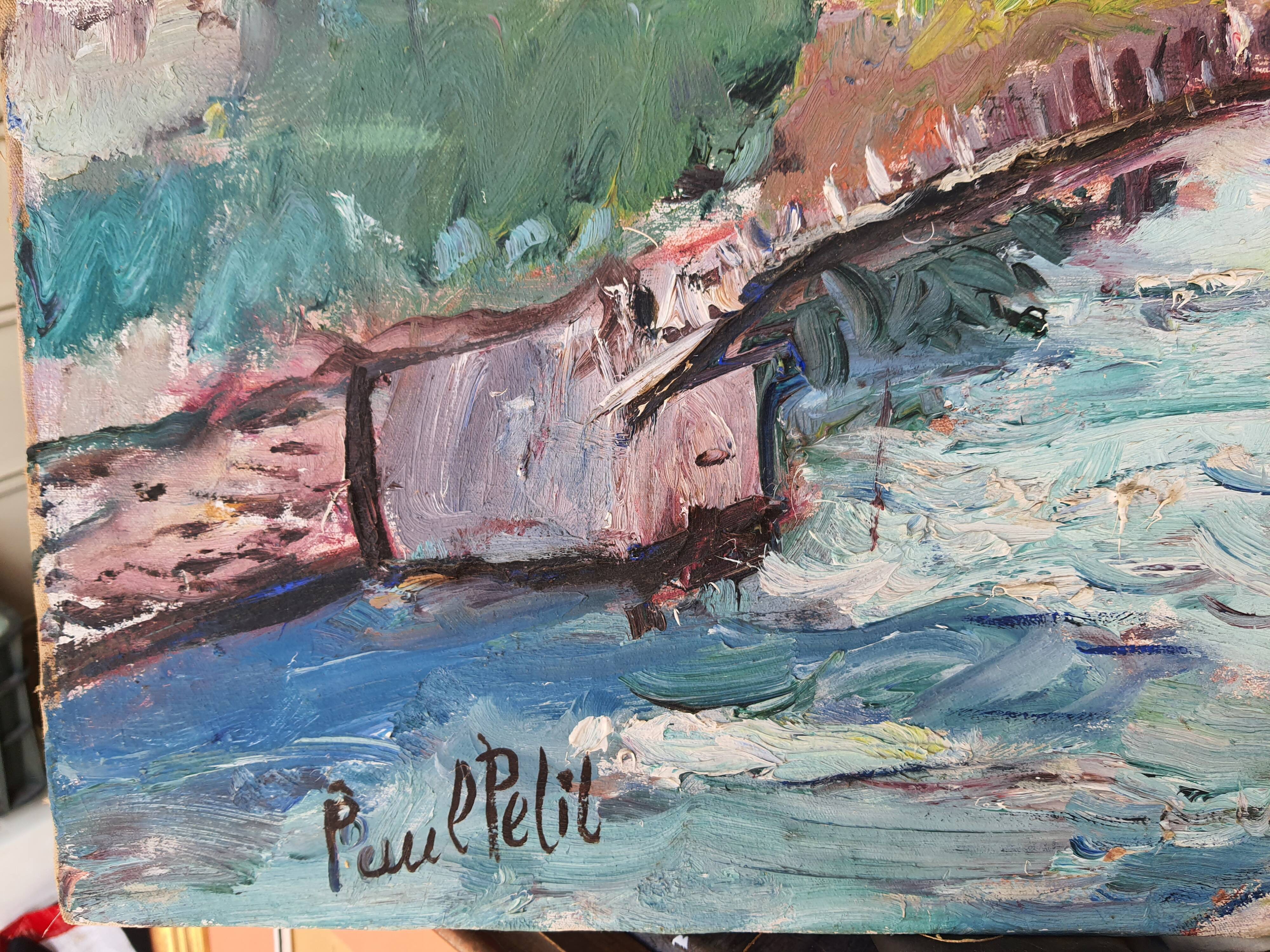 Painting on canvas Landscape bearn