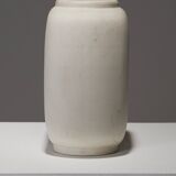 Oval matte ceramic vase, 1930s