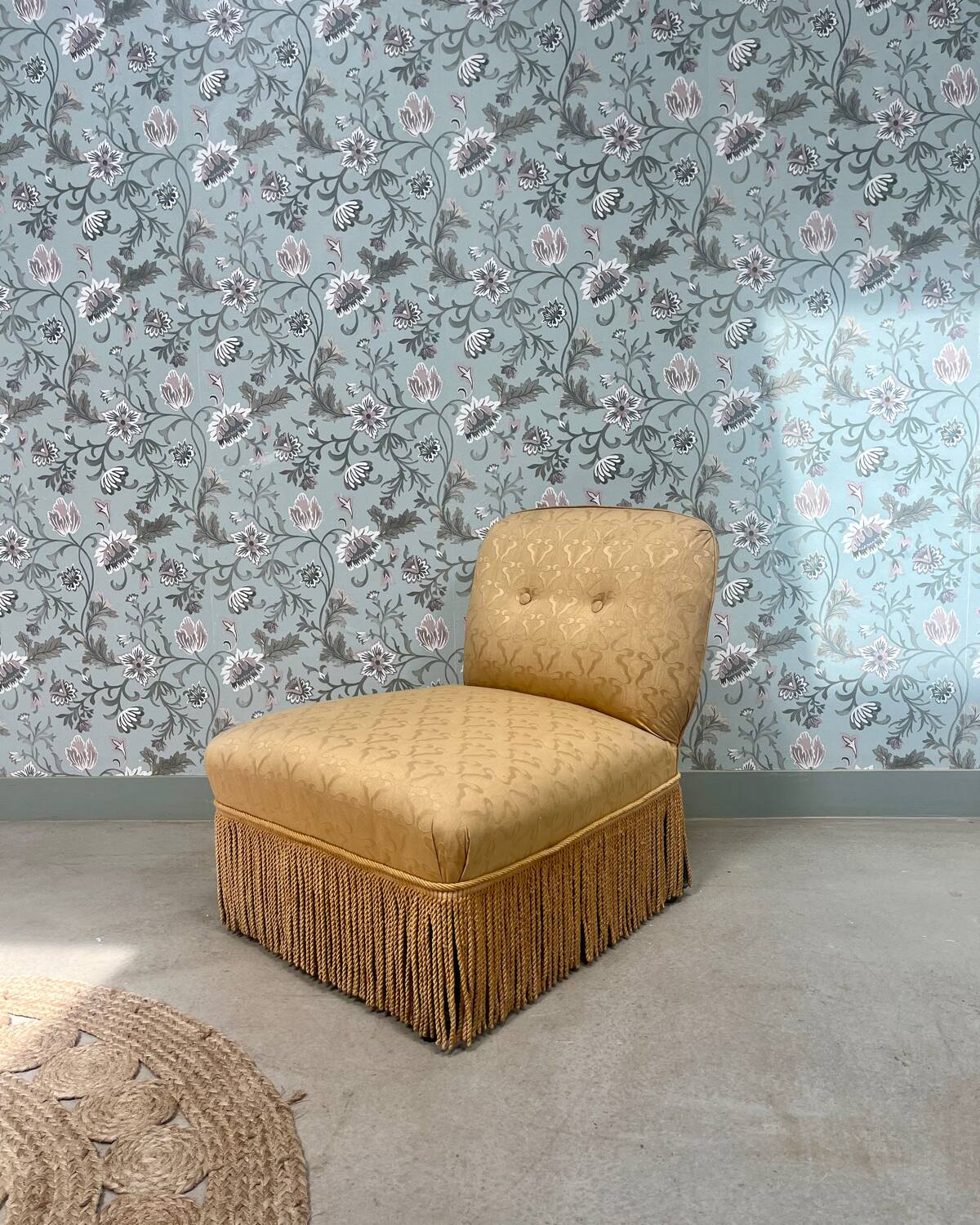 Vintage fireside chair