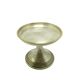 Sugar bowl, Art Deco, silver-plated brass, glass, Poland, 1930s.