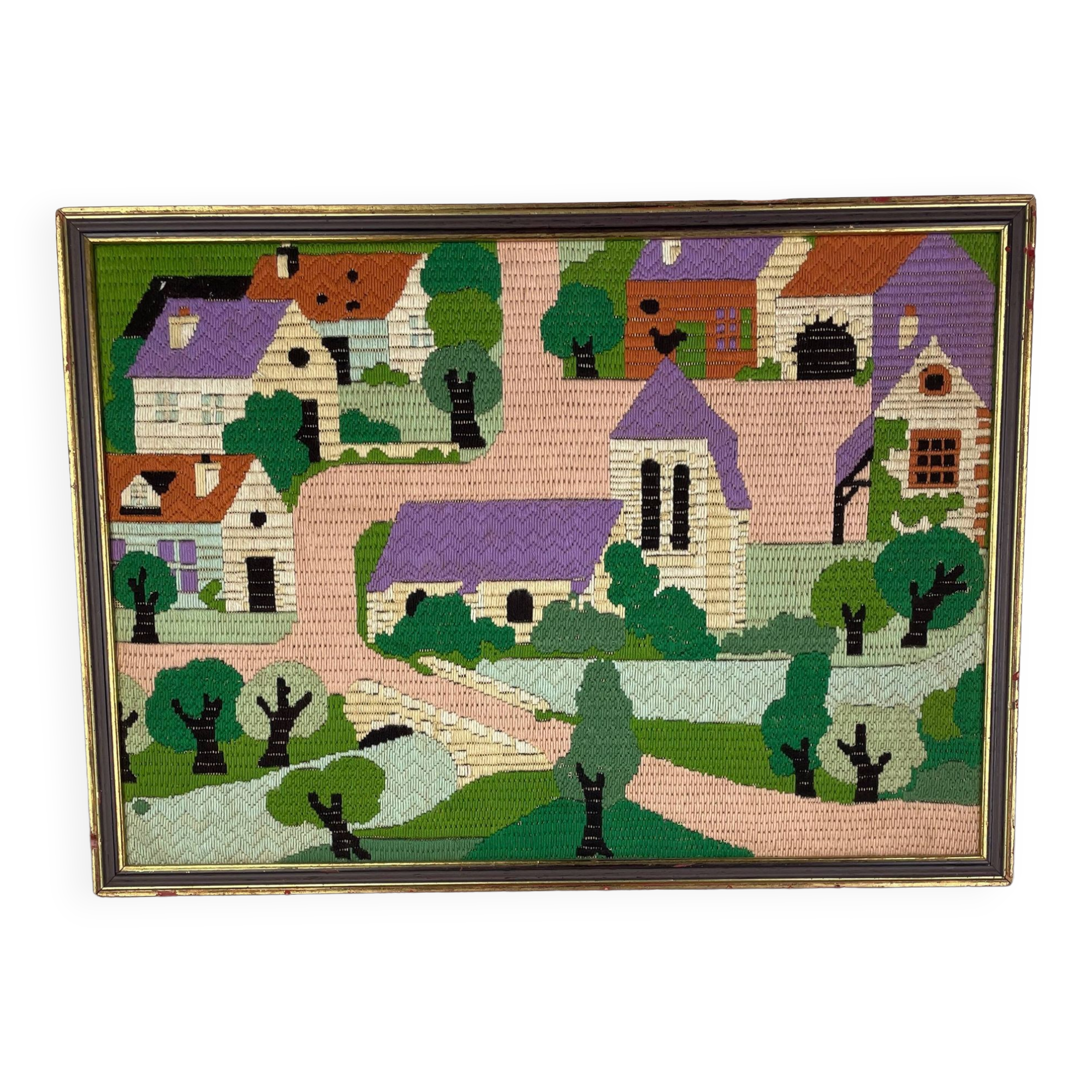 Cotton tapestry canvas from the 1970s