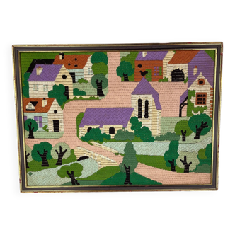 Cotton tapestry canvas from the 1970s