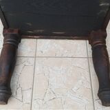 Old walnut side table