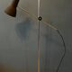 Mid-century adjustable brown floor lamp
