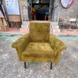 Vintage armchair in moumoute circa 1970