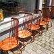 Set de chaises à barreaux