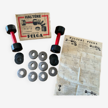 Vintage PELGA dumbbells