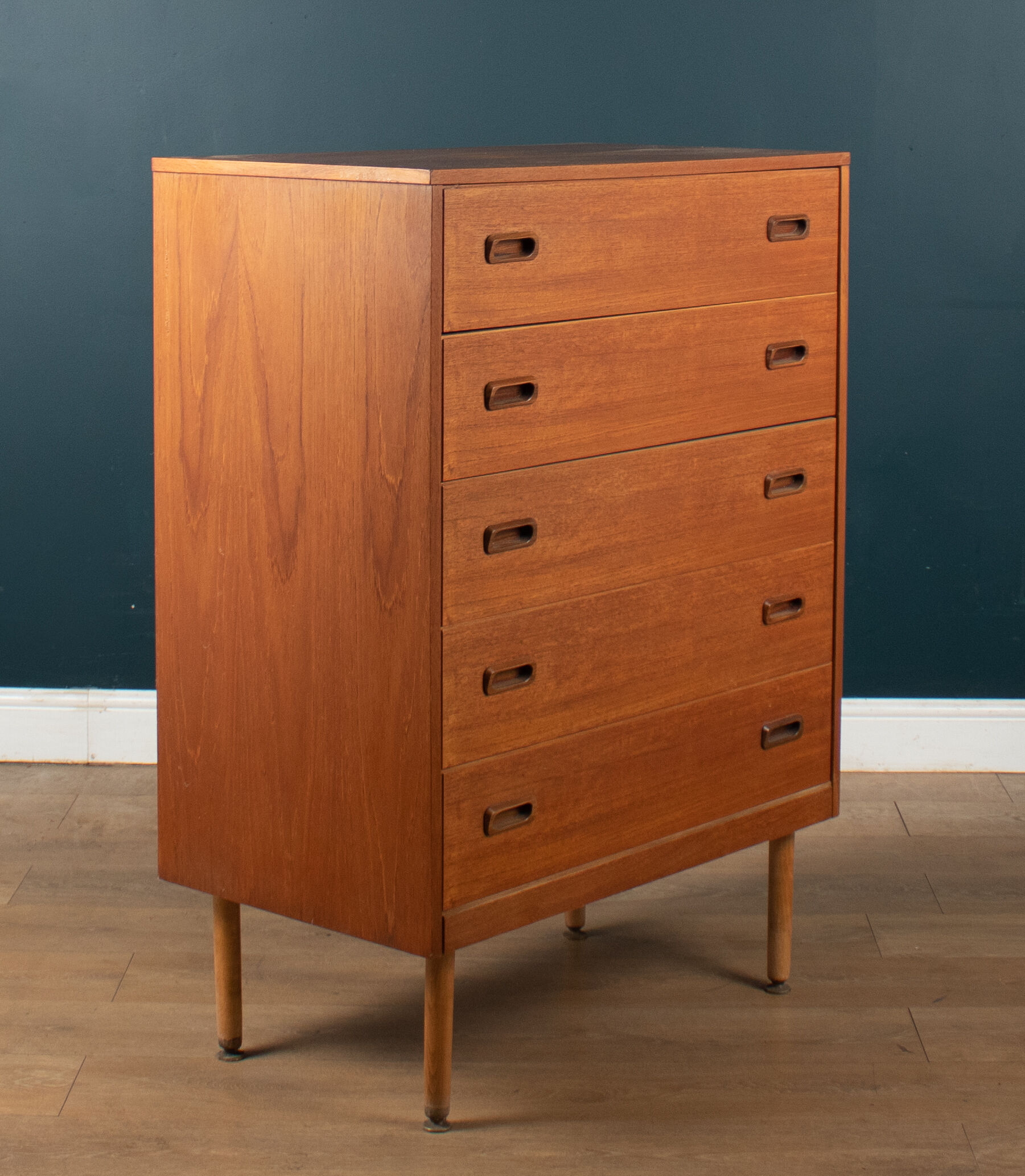 Retro Teak 1960s Mid Century Chest Of Drawers
