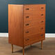 Retro Teak 1960s Mid Century Chest Of Drawers