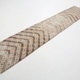 2x9 Soft Pastel Beige Turkish Runner Rug, 54x276Cm FREE SHIPPING