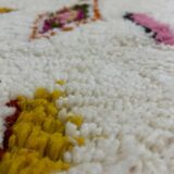 Beni Ouarain Berber Rug • Colorful Abstract Patterns