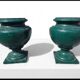 Paire de vases medicis XIXème en fonte