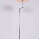 Czech Bauhaus Floor Lamp, Textile Lamp Shade, Chrom-Plated Steel, 1920s