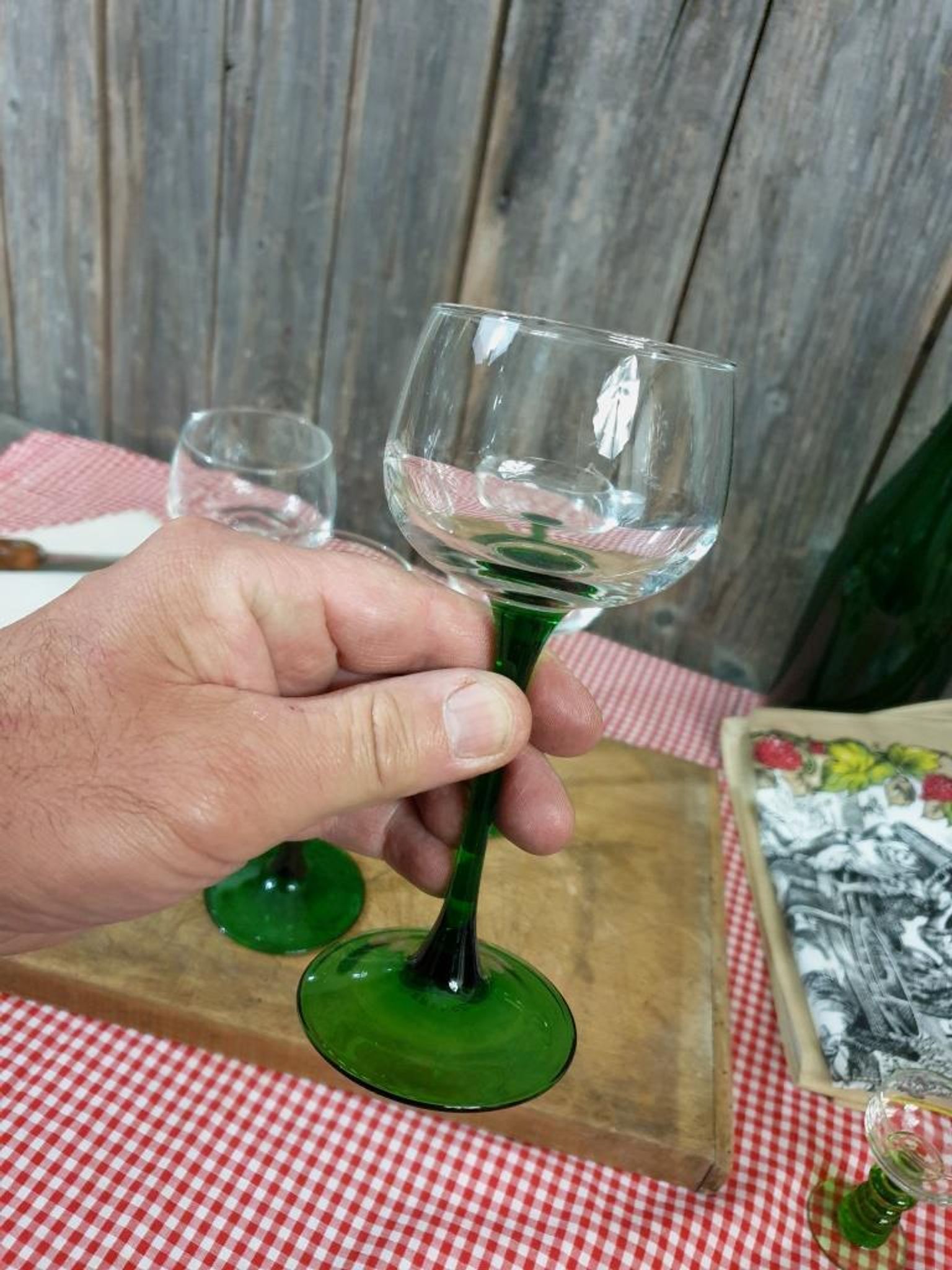 Verres de bistrot verres à vin blanc d'Alsace