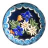 Ceramic wall plate "aux edelweiss"