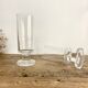 4 vintage champagne flutes