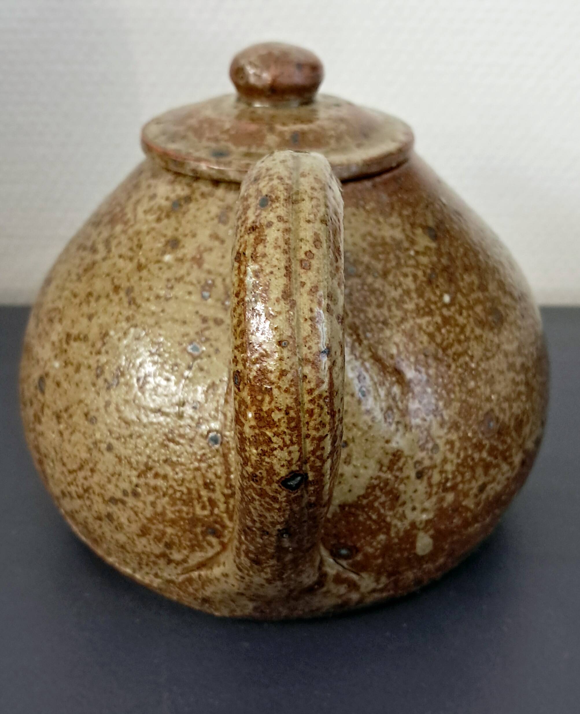 Pyrite stone teapot by Guy Baudat