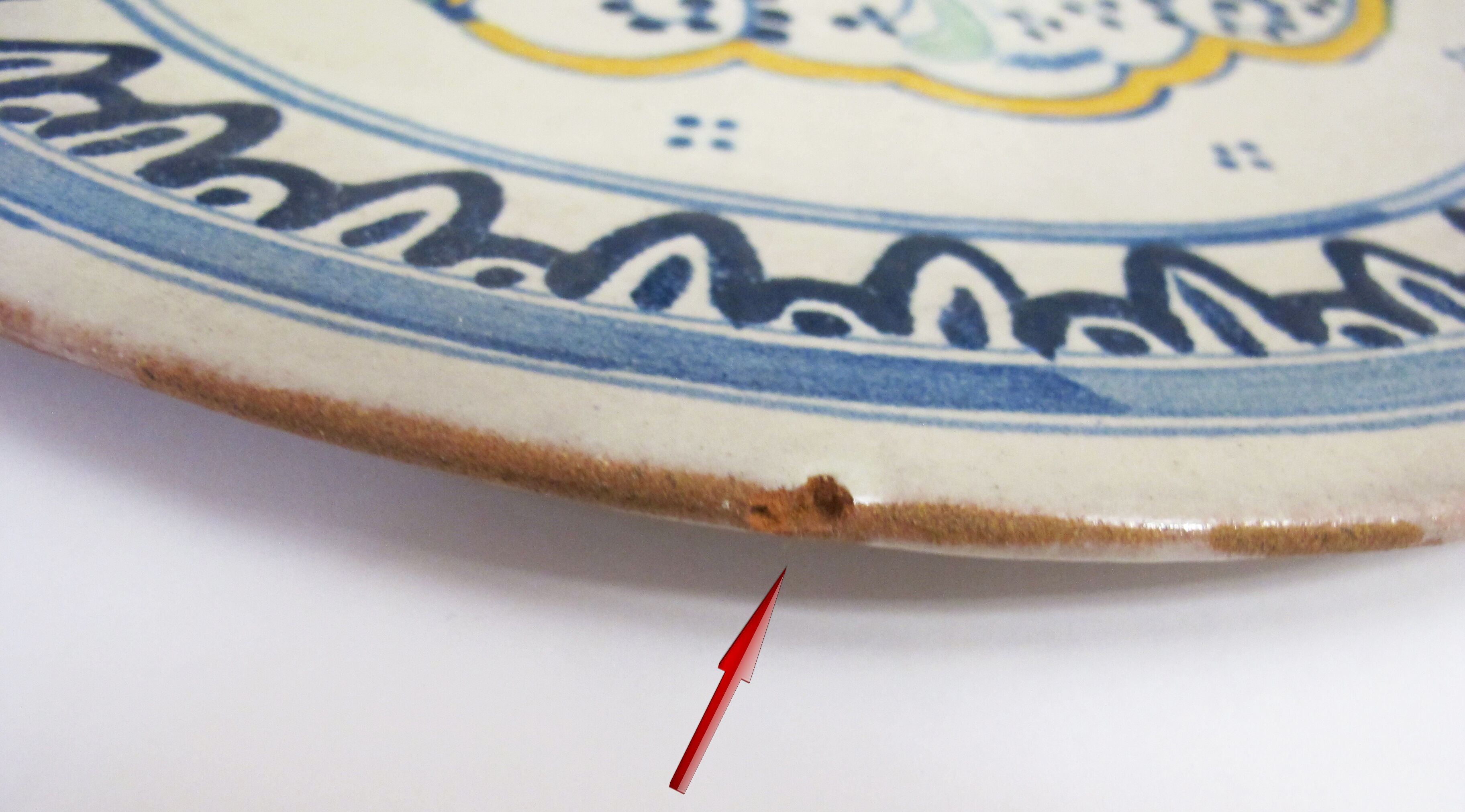 Ceramic earthenware dish