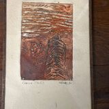 Serge Helias (1923-2007), relief engraving - artist's proof signed 1970