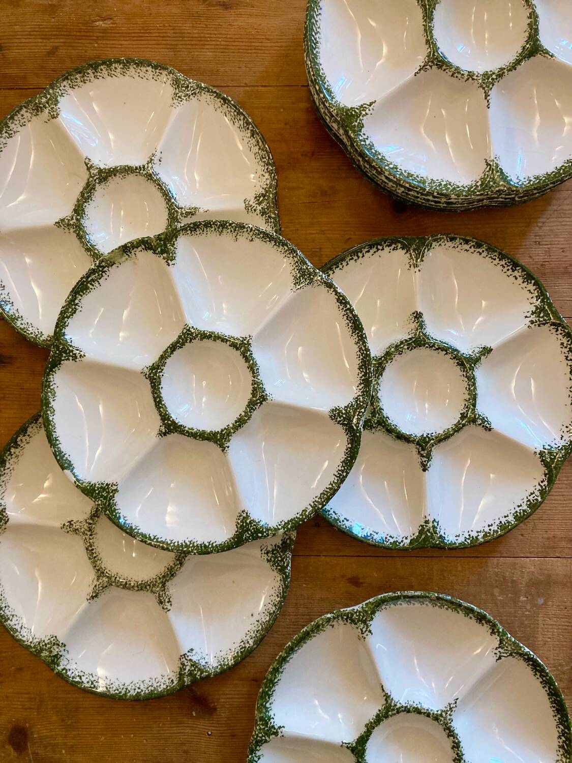 GIEN oyster plates