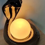 Lamp year 80 snake ceramic cobra