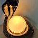 Lamp year 80 snake ceramic cobra
