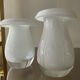 Duo de vases champignon en verre soufflé