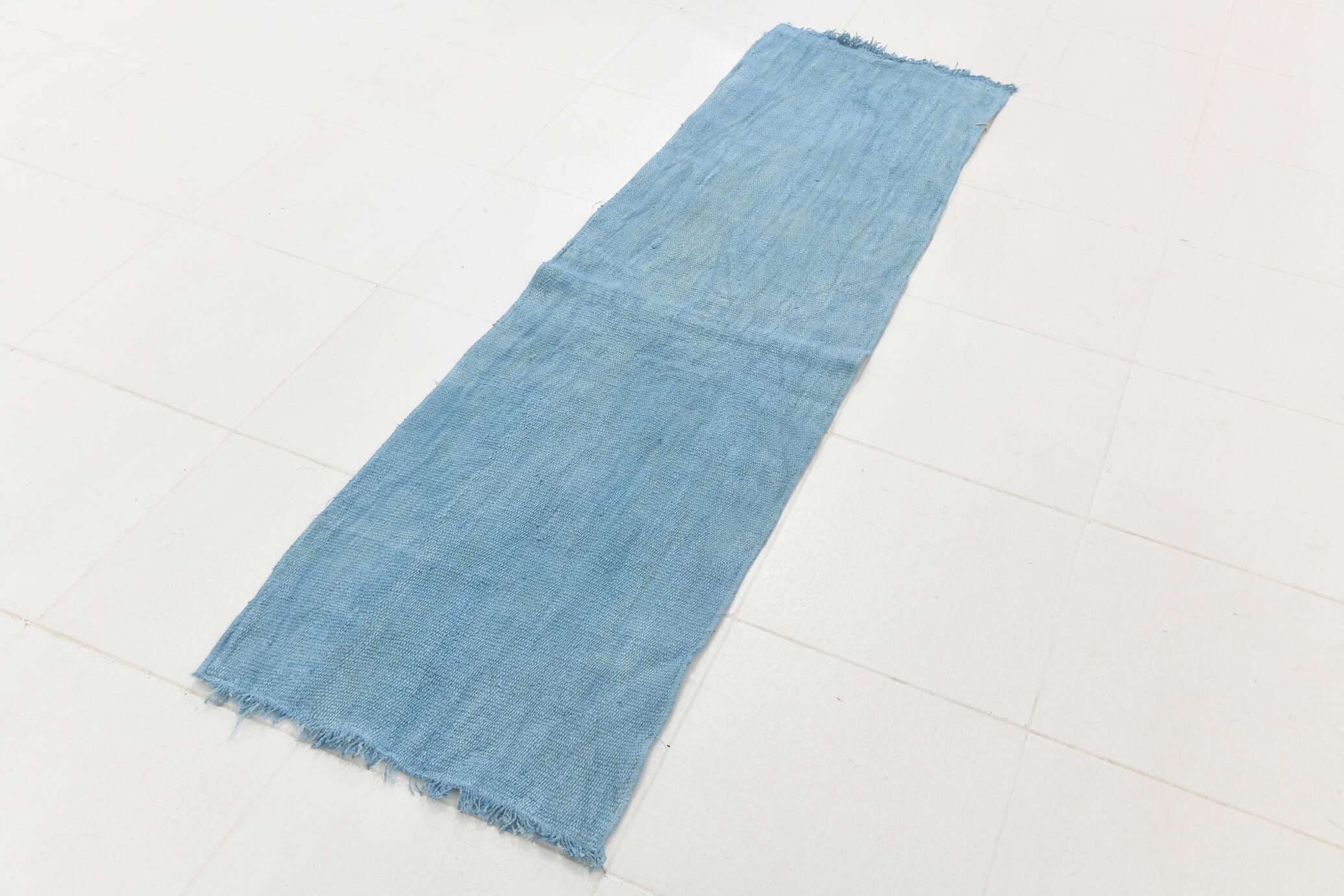 2x8 Vintage Light Blue Runner Rug, 57x203Cm