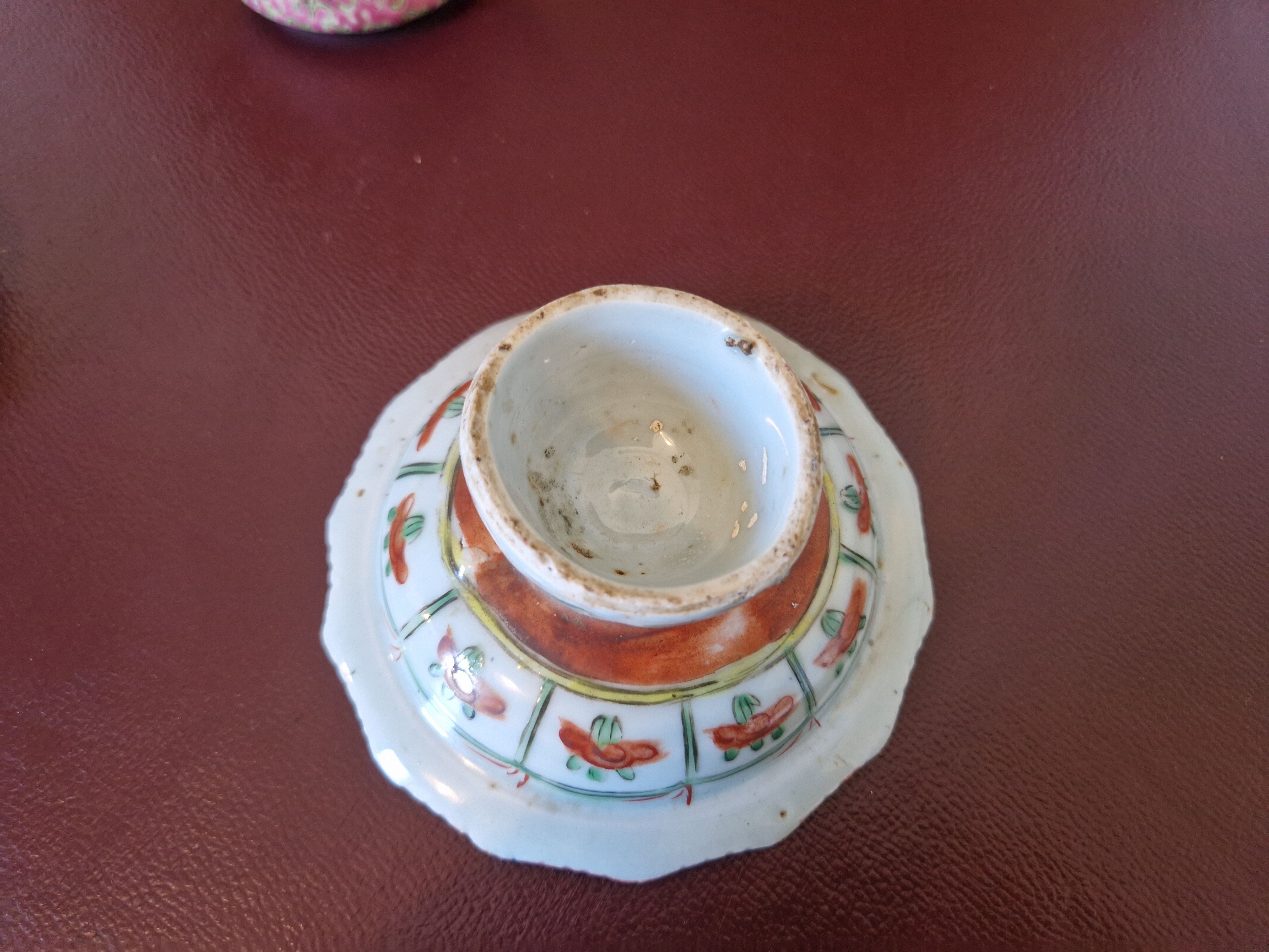 Benjarong porcelain cup