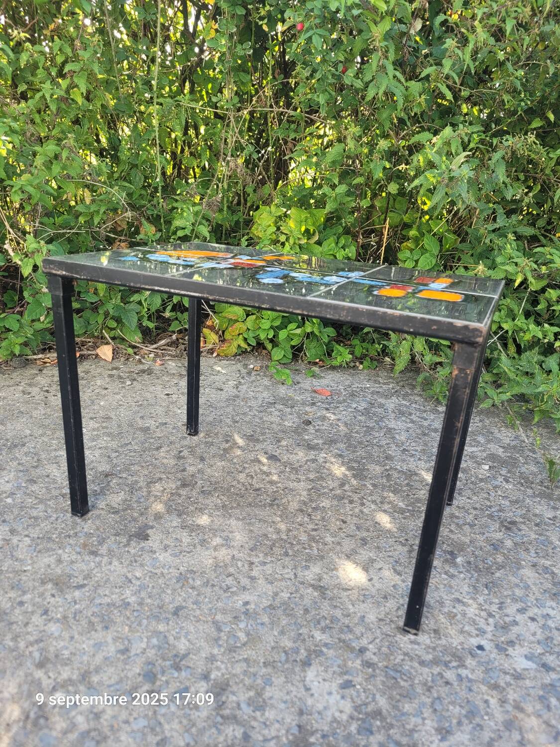 Vintage side coffee table