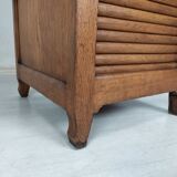 Oak industrial desk, 1930s