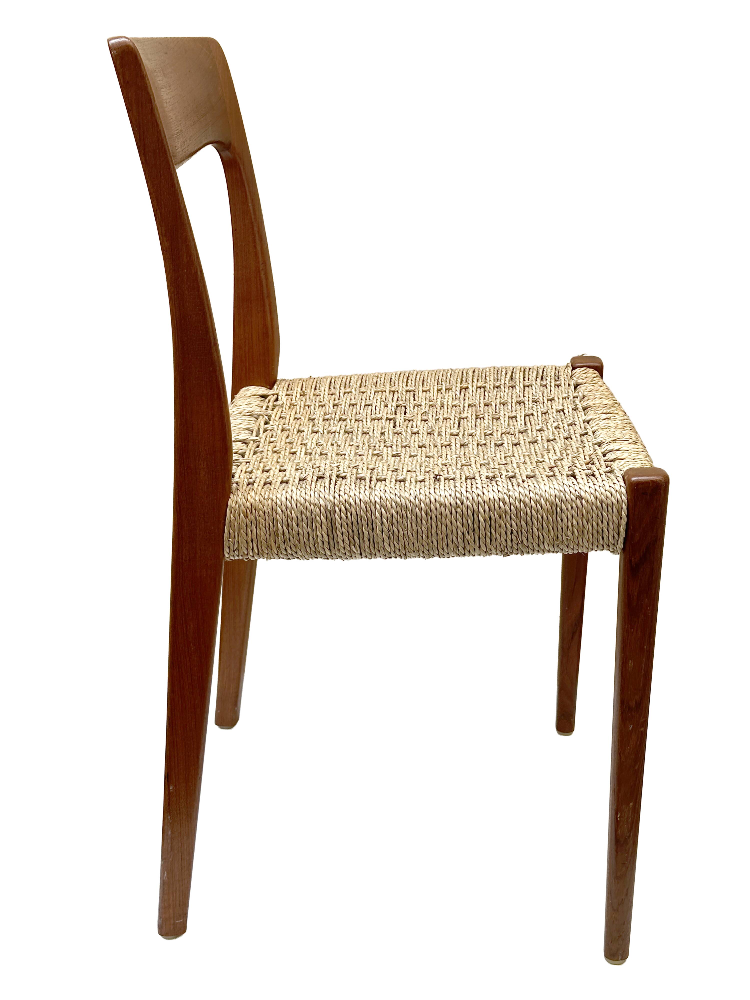 One Niels Moller Model 77 Chair 1960 Danish