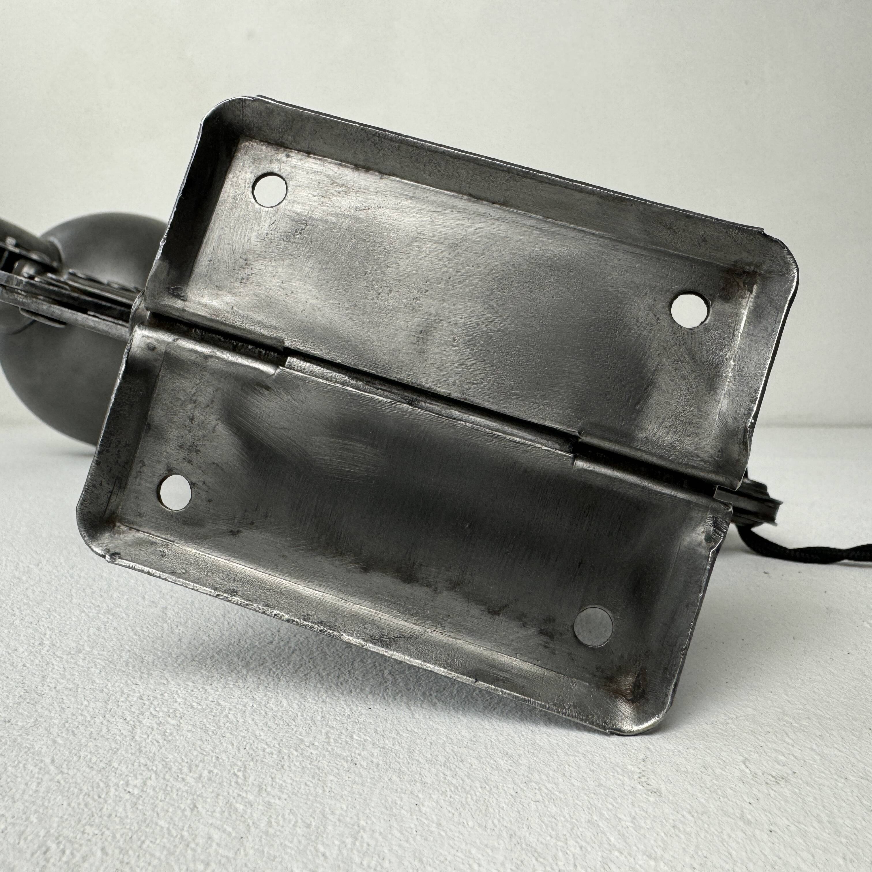 Antique bauhaus accordion wall lamp