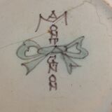 Earthenware plate by Antoine Montagnon Nevers