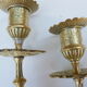 Brass candle holders XIXth