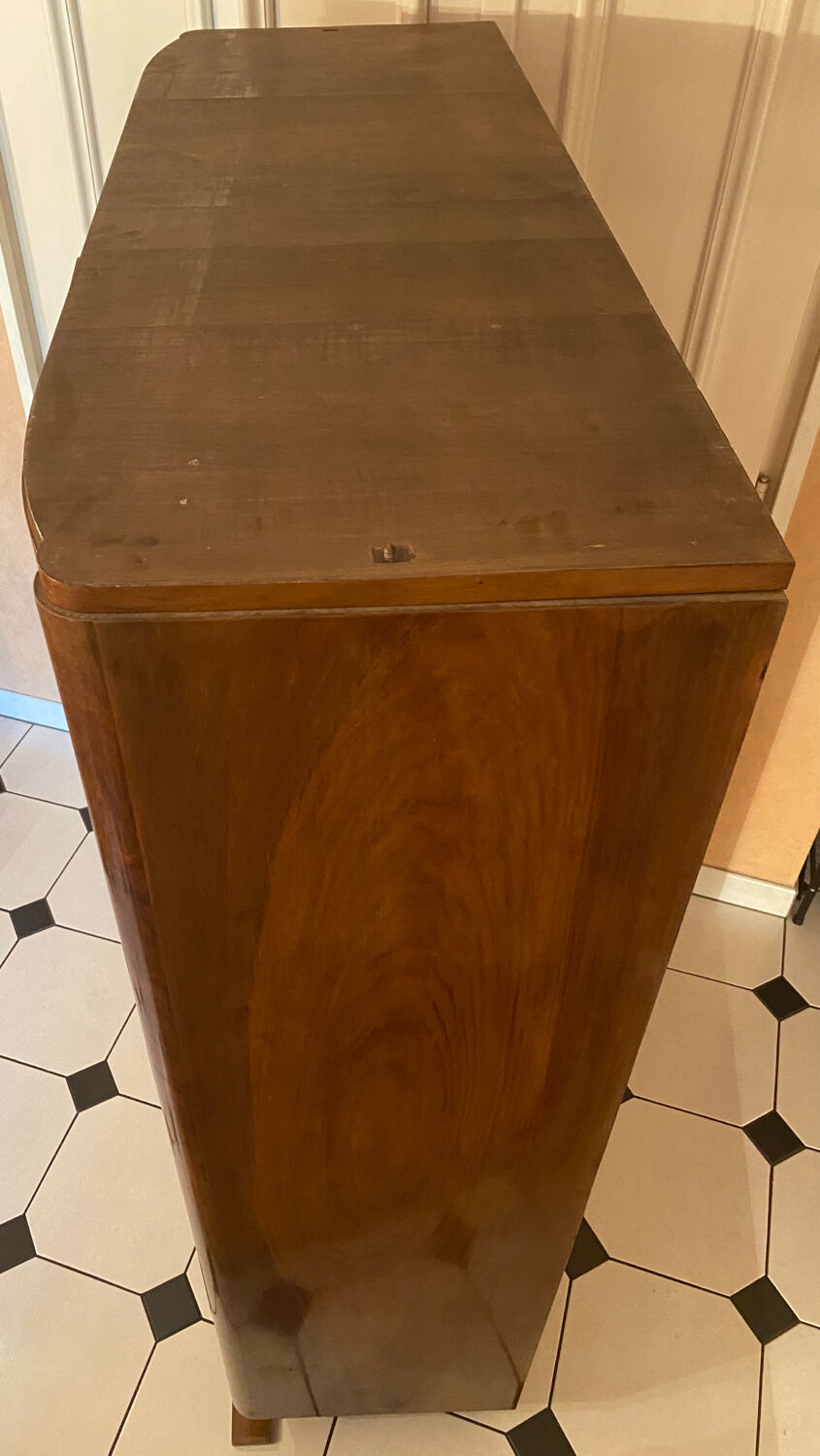 Vintage cabinet 50s feet compass
