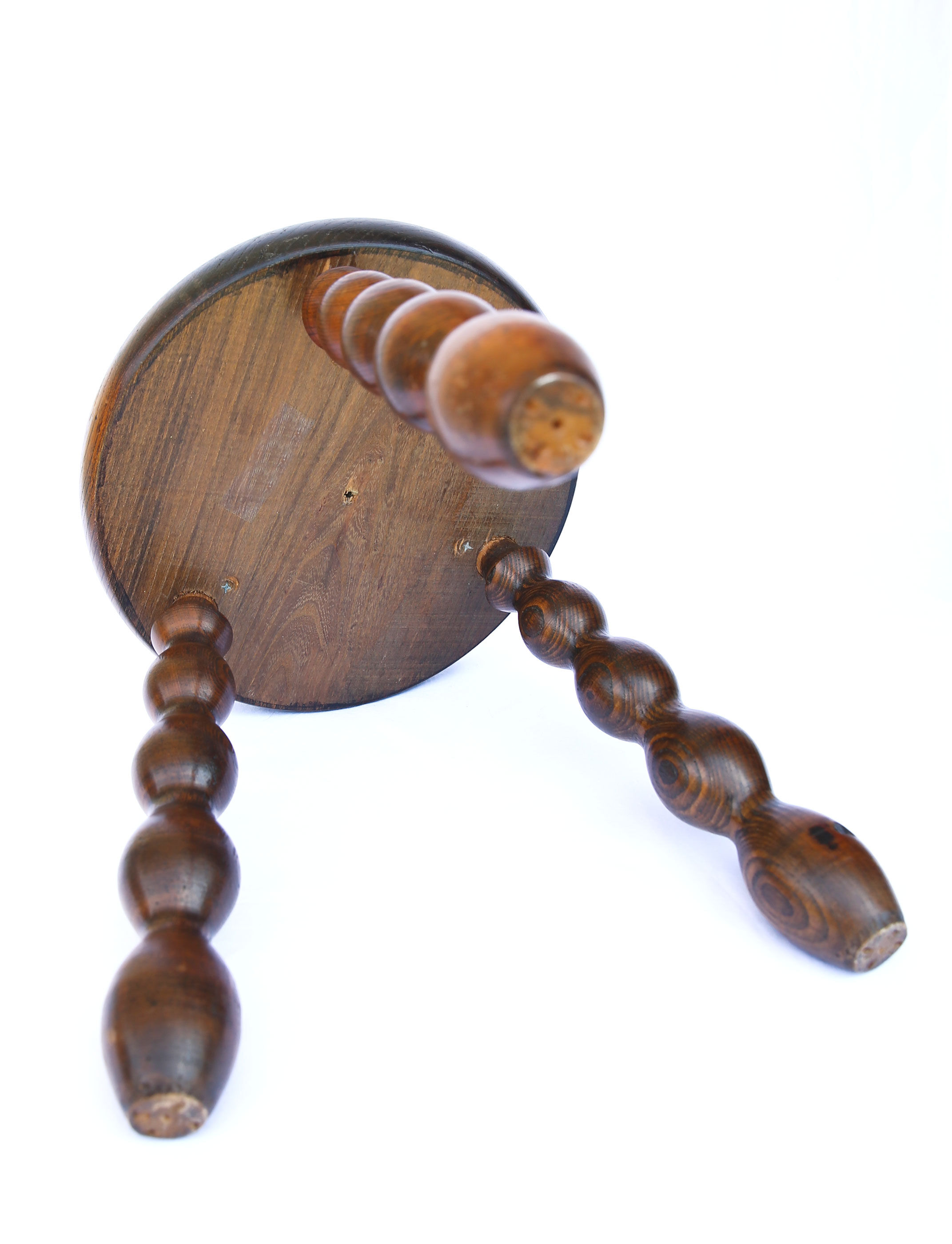 Shot solid wooden tripod