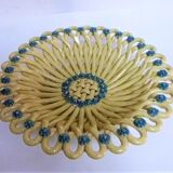 woven ceramic cup signed Foucard Jourdan Vallauris 1950