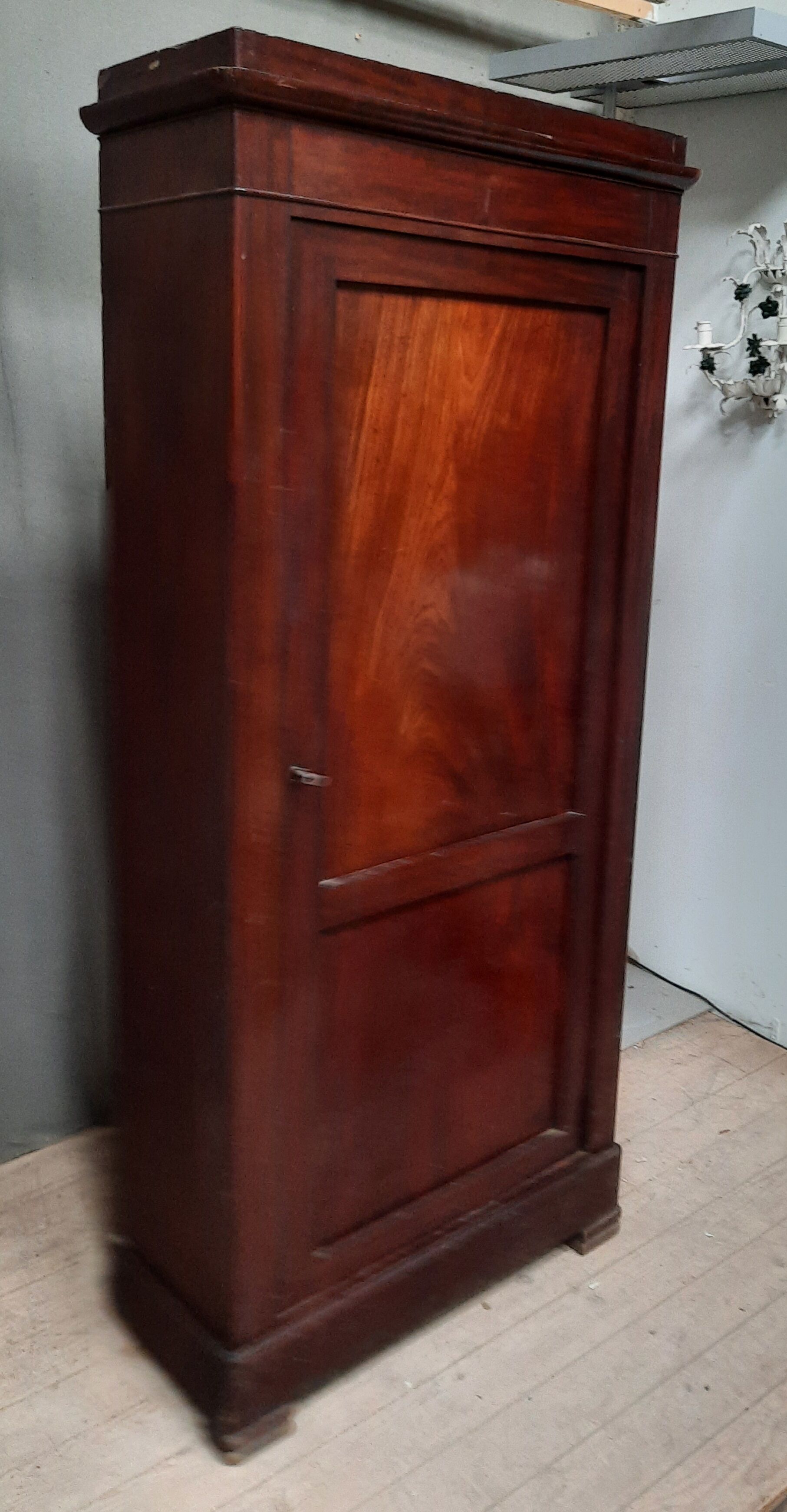 Small mahogany wardrobe