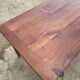 Farmhouse dining table in solid wood with 1 drawer, 1930, 209x80cm.