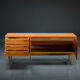 Vintage Walnut Sideboard, 1960s