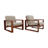 Paire de fauteuils dans bouclé